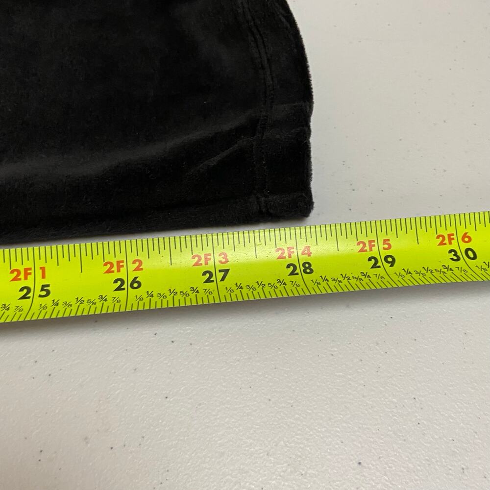 Talbots Women's Black Velour High Rise Lounge Legging Pants Size 2X NWT - Picture 12 of 13